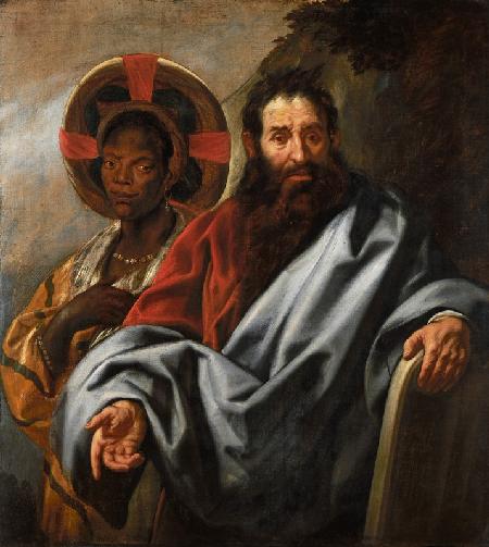 Moses and his Ethiopian wife Zipporah