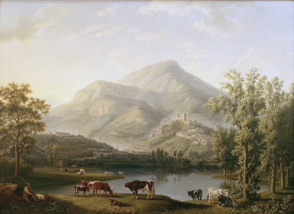 Haendel , Landscape near Itri from Jacob Philipp Hackert