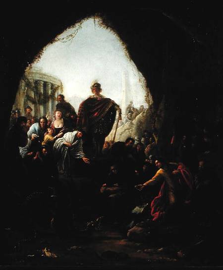 Daniel Killing the Dragon of Baal from Jacob Willemsz de Wet or Wett