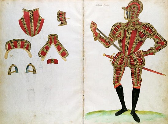 Suit of Armour for Lord Compton, from ''An Elizabethan Armourer''s Album'' from Jacobe Halder