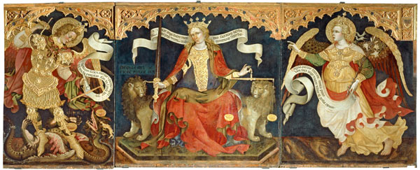 Fiore, Jacobello del traceable since 1394, died 1439. ''Justitia Triptych'', 1421. (Justitia with th from Jacobello del Fiore