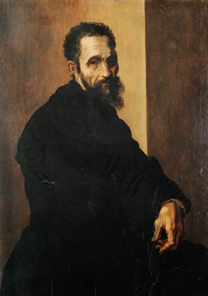 Portrait of Michelangelo from Jacopino del Conte