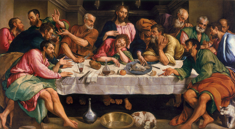 The Last Supper from Jacopo Bassano