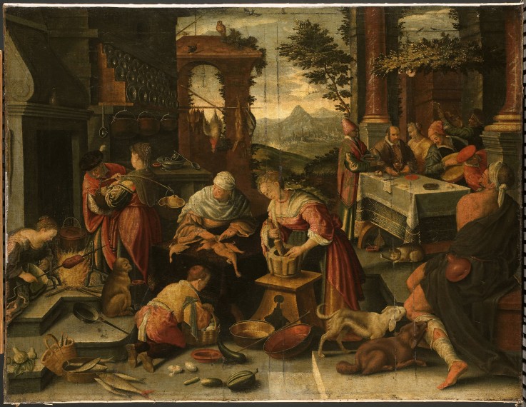 The Parable of the Rich Man and the Beggar Lazarus from Jacopo Bassano