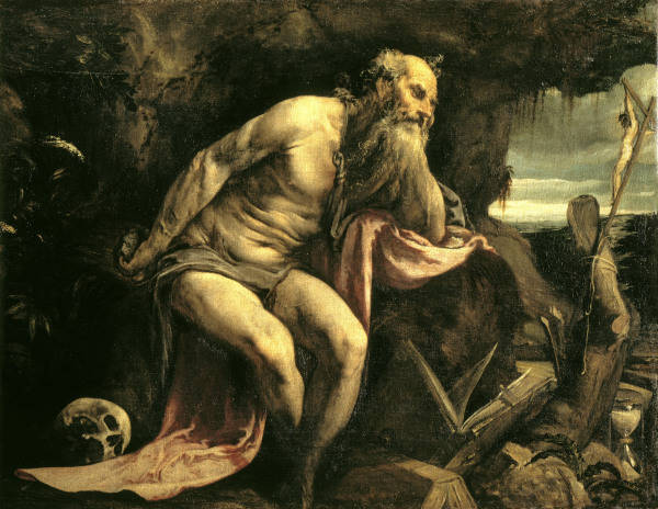 Bassano, Jacopo, origin. Jacopo da Ponte c.1510/18 - 1592. ''Penitent St. Jerome'', c.1562/68. Oil o from Jacopo Bassano