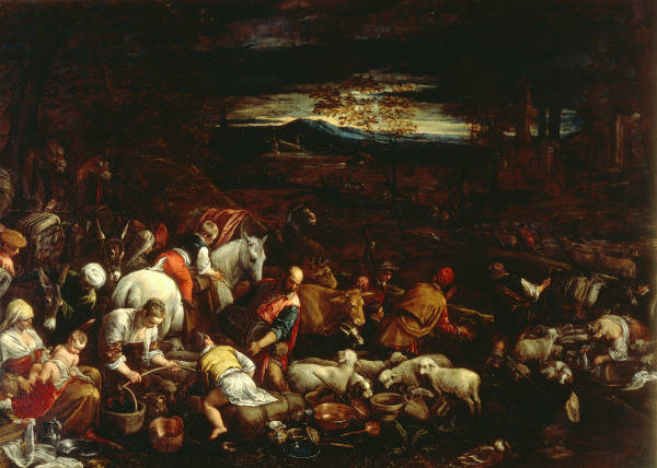 Jacob''s Return to Canaan / Bassano from Jacopo Bassano
