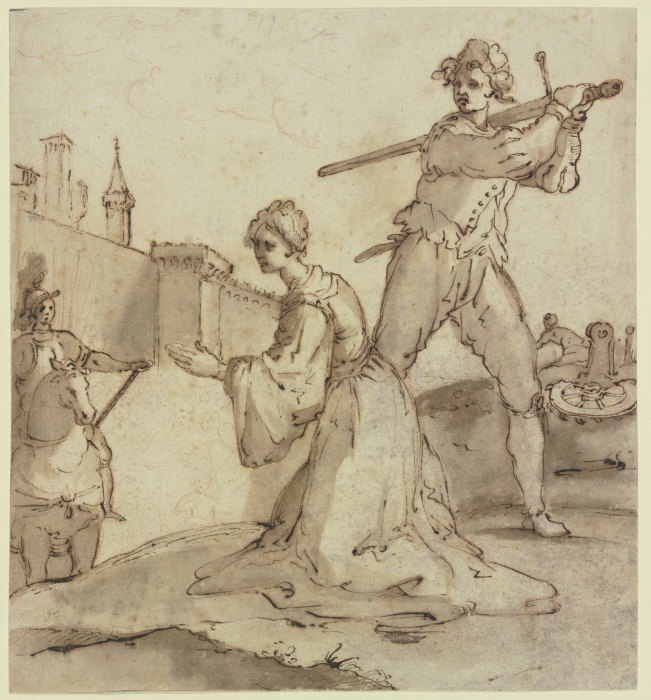 Enthauptung der Heiligen Katharina from Jacopo Chimenti gen. Da Empoli