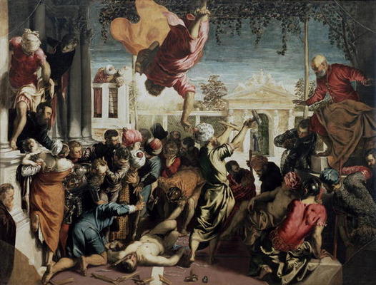 The Miracle of St. Mark Freeing a Slave, 1548 (oil on canvas) from Jacopo Robusti Tintoretto
