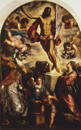 Tintoretto /Resurect.of Christi & Saints