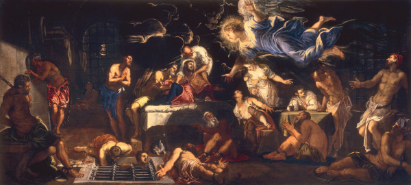 Tintoretto / St.Roche in the Dungeon from Jacopo Robusti Tintoretto