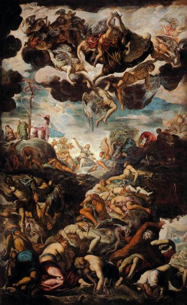 Tintoretto, Elevation of iron serpent from Jacopo Robusti Tintoretto