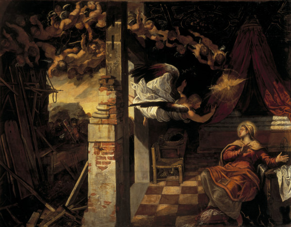 Tintoretto, Virgin s Annuncation from Jacopo Robusti Tintoretto