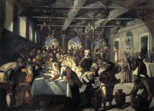 Tintoretto/ Wedding at Cana from Jacopo Robusti Tintoretto
