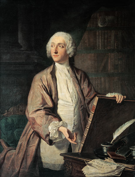 Victor Riquetti (1715-89), Marquis of Mirabeau, 1743 (oil on canvas) from Jacques Andre Joseph Camelot Aved