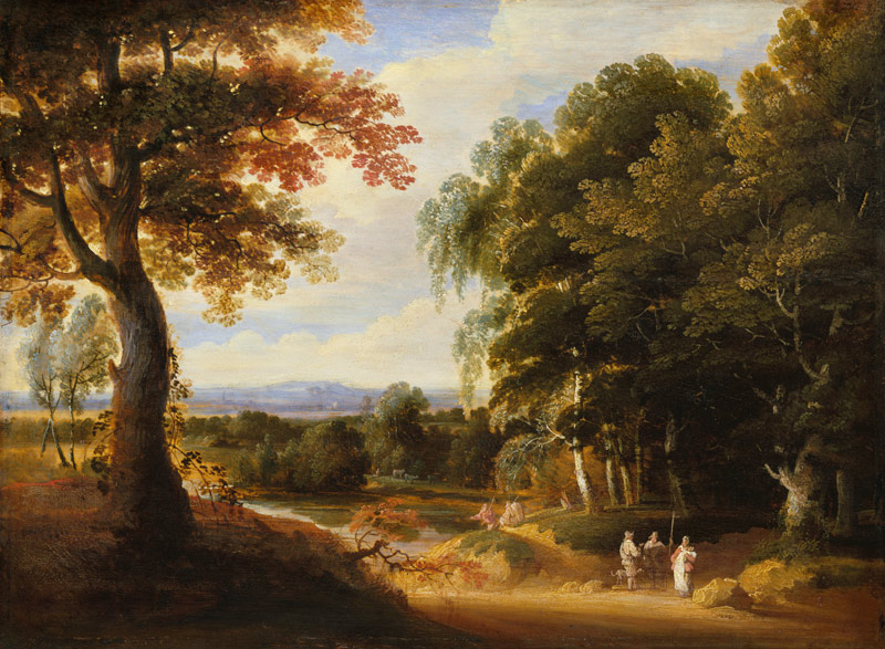 Landscape with Entrance to a Forrest from Jacques d' Arthois