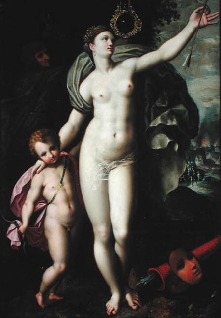 Venus and Cupid from Jacques de Backer