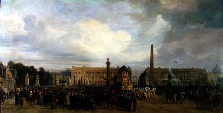 The Ceremony for the Return of Napoleon's Ashes in 1840: The Cortege Entering the Place de la Concor from Jacques Guiaud