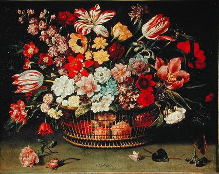 Basket of Flowers from Jacques Linard