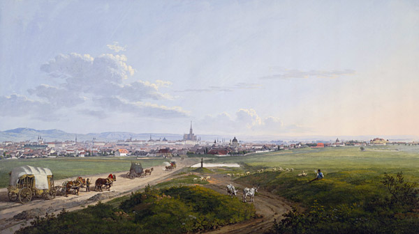 View of Vienna from the Spinner on the Cross from Jakob Alt