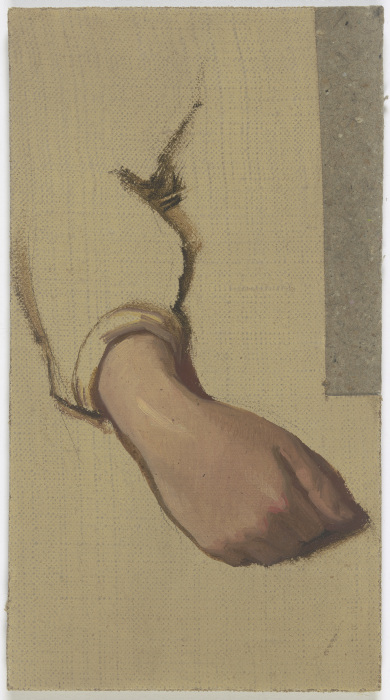 Study of a hand from Jakob Becker