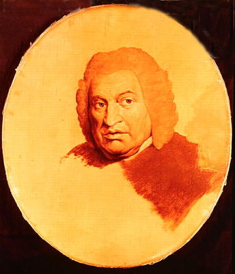 Portrait of Samuel Johnson (1709-84) c.1778-80 (oil on canvas) from James Barry