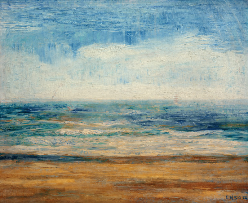 Beach of Ostend from James Ensor