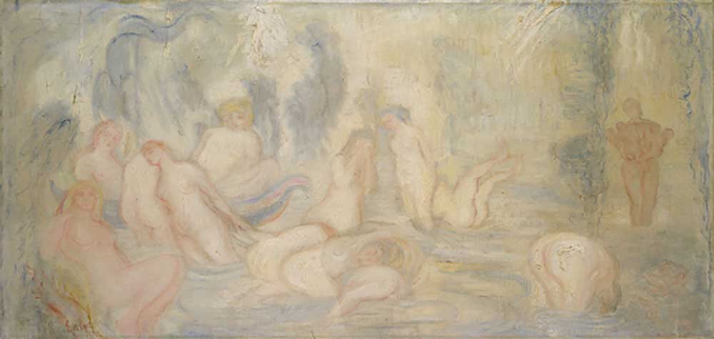 Bathing Girls (Curved and Undulating Lines) 1911 from James Ensor