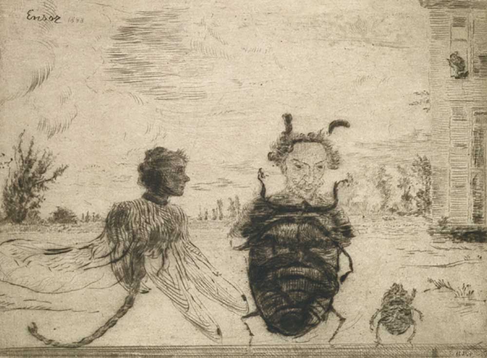 Peculiar Insects, 1888 from James Ensor