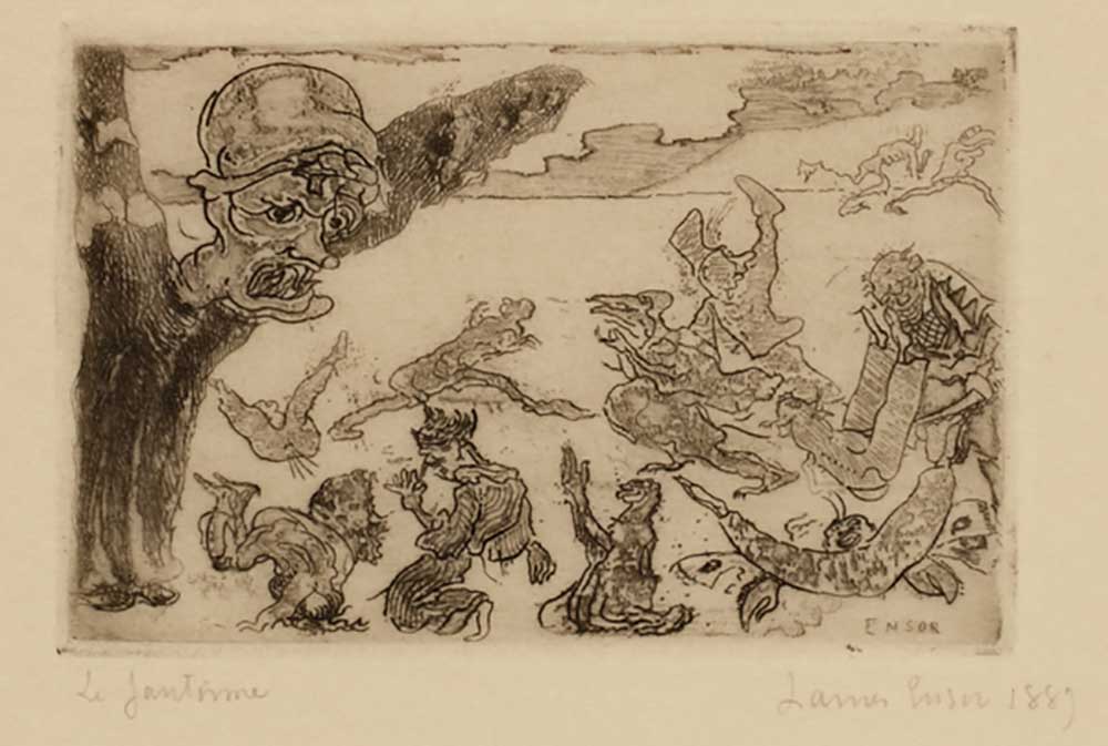 The Apparition, 1889 from James Ensor