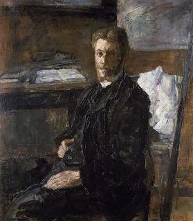 Portrait of the Artist Willy Finch (Portrait du peintre Willy Finch), 1882, by James Ensor (1860-194