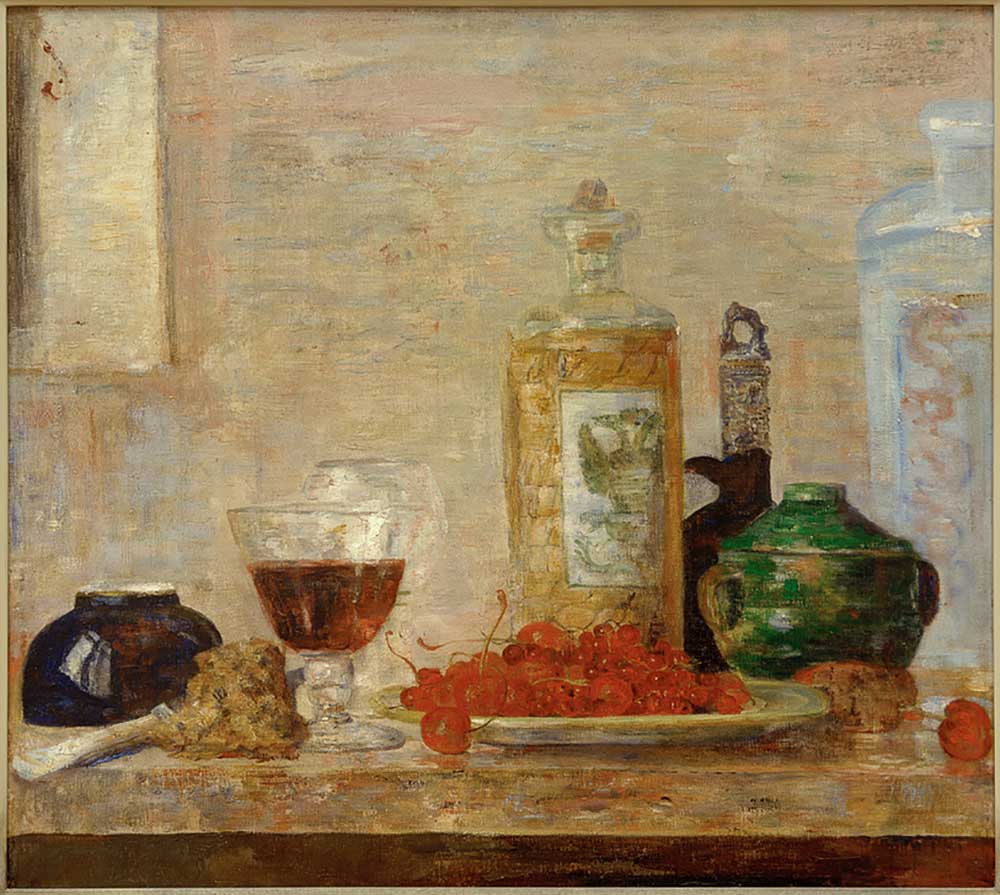 Still life with cherries from James Ensor