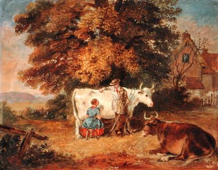 Rural Scene with Cows from James Flewitt Mullock