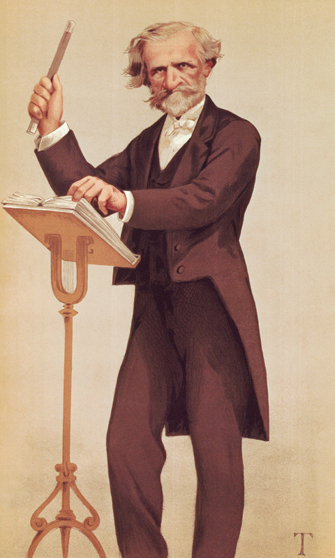 Giuseppe Verdi (cartoon) from James Jacques Tissot