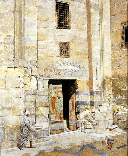 Doorway in Cairo, 1986 (oil on canvas)  from  James  Reeve