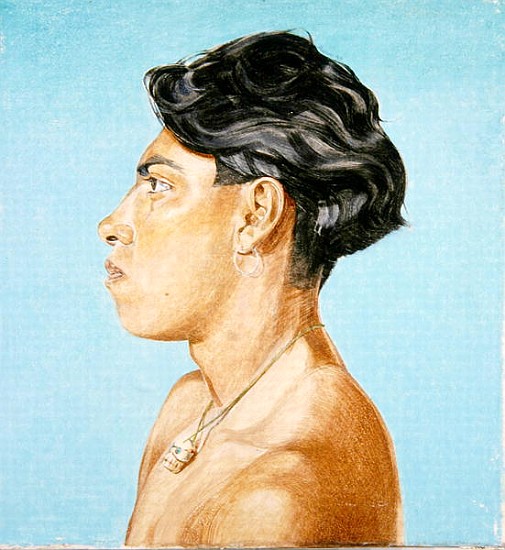 Portrait of Pancho, 1985 (oil on canvas)  from  James  Reeve