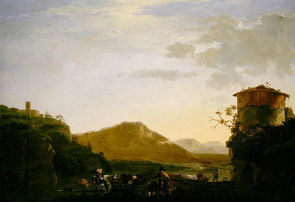 Landscape (oil on canvas) from Jan Asselijn