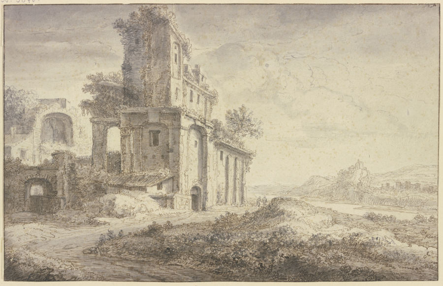 Roman ruins from Jan Asselijn