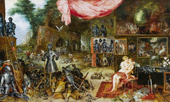 Allegory of the feeling. Executed with Peter Paul Rubens. from Jan Brueghel d. Ä.