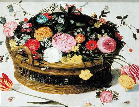 Basket of Flowers from Jan Brueghel d. Ä.