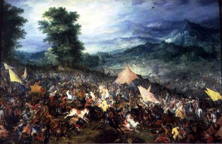 The Battle of Arbelles, or the Battle of Issus from Jan Brueghel d. Ä.