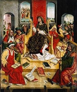 Disputation of St. Stephan from Jan Polack