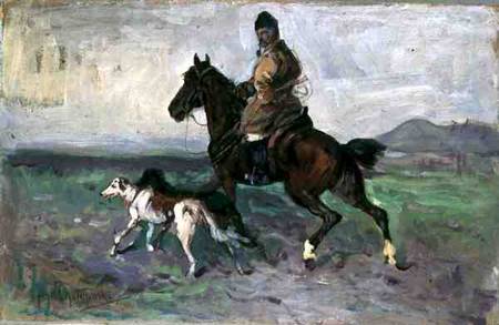 Rider with Greyhounds from Jan van Chelminski