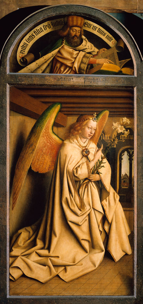 Ghent Altar, Angel from Jan van Eyck