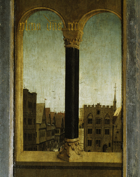 Ghent Altar, town from Jan van Eyck