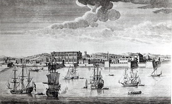 Bombay on the Malabar coast belonging to the East India Company of England from Jan van Ryne