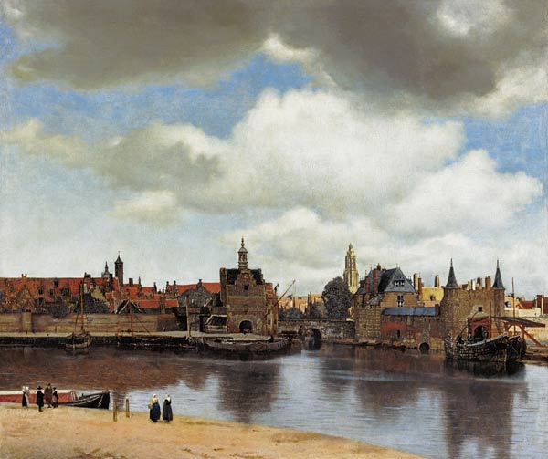 View of Delft from Johannes Vermeer