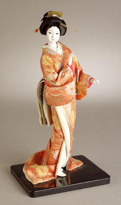 Standing lady doll, Japanese from Japanese School