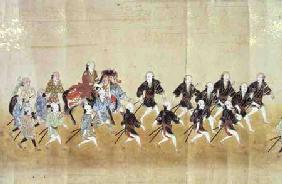 Sixth Korean Embassy to Japan at the time of Tokugawa Ietsuna's succession in 1651 possibly by Kano