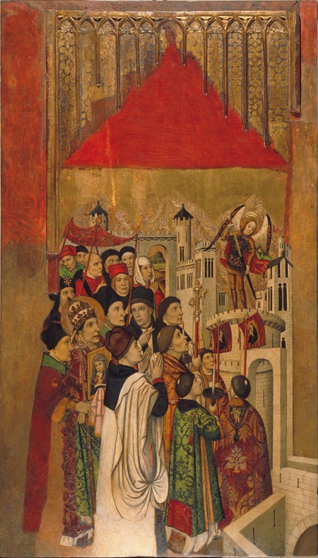 Apparition of Saint Michael at the Castle of Sant'Angelo from Jaume Huguet