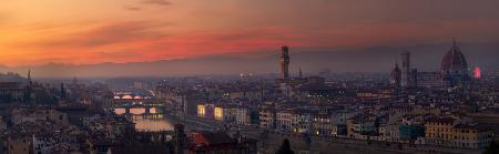 Florencia Sunset skyline